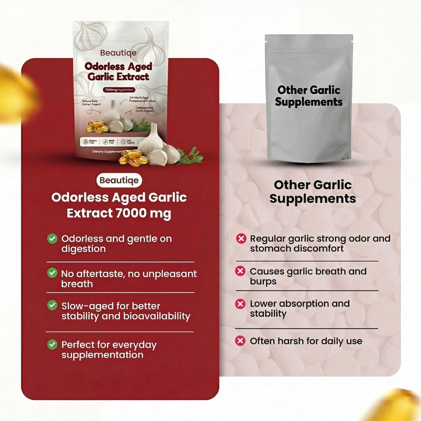 AGED GARLIC EXTRACT ODORLESS – HEART & WELLNESS SUPPORT