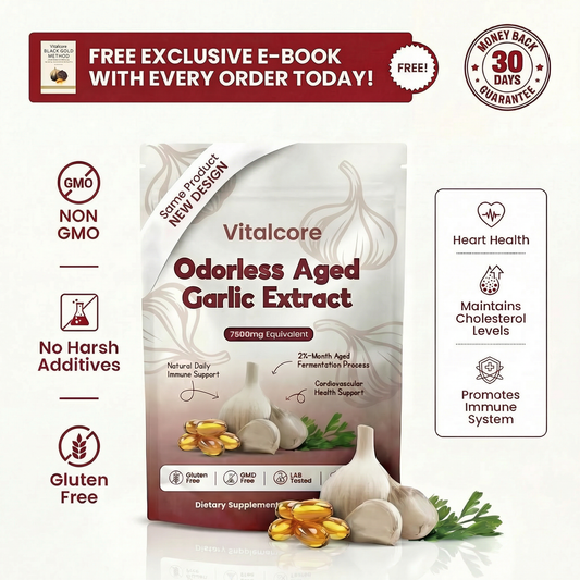 AGED GARLIC EXTRACT ODORLESS – HEART & WELLNESS SUPPORT