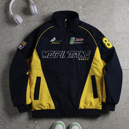 WINDPROOF STAND COLLOR ZIPPER JACKET