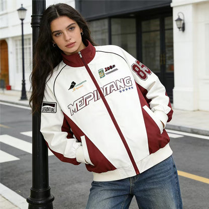 WINDPROOF STAND COLLOR ZIPPER JACKET